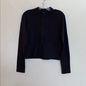 Lululemon Cropped Quarter-zip top